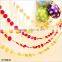 4m Pearl Paper Garland Round Drop Circle Banner Bunting Wedding Birthday Classroom Party Pon Decoration