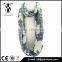 Trend beautiful flower colorful scarf bondage
