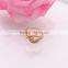 S>>>wholesale New Design Gold Plate Unisex Ring Fashion Jewelry Diamond Zincon Flower Eyes Rings for Anniversary