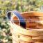 Small woodchip tightly woven outdoors fruit container basket