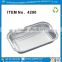 foil containers airline lunch box aluminium tray microwavable and frozenable aluminium foil food casseroles with lids