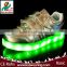 pu dancing led shoes for kids