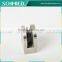 Q railing system small type D type stainless steel glass clamp in balustrade stairs