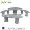 Hand Carved Natural Stone Benches with Back