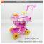 Children supermarket shopping cart toys trolley toy play set