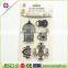 new arrival creative transparent clear stamp set silicone cute travel clear stamp set
