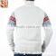 2016 China Import Direct Man High Collar Long Sleeve Cardigan Jacket Coat Christmas Jacquard Knit Sweater With Kangaroo Pocket