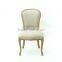 Classic carved solid oak living chair home furniture white living chair wood chair