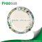 Cheap Price Wholesale Art Decoration White Blank 8" Flower Rim Ceramic Sublimation Round Plate For Christmas DIY Gifts