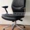 Ergonomic Middle Back Cheap Office Chair With Synthetic Black Leather Office Conference Chair
