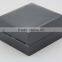 High quality Luxury black plastic ring box with Pu leather pad
