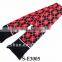 Acrylic & Spandex Knitted Scarf