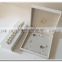 Customized white wooden boxes for jewelry set with high quality