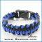 Different paracord bracelets waves style outdoor Army firestarter bangles