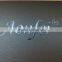 Luxury rigid board black hot foil stamping embrossing fancy paper gift box with ribbon bowknot