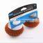 Hot Sales Copper Coated Scourer / Copper Mesh Ball Scourer With handle