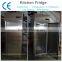 Upright commercial fridge and freezer stainless steel freezer