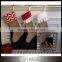 Monogram Red Burlap Christmas Stocking