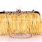 ladies bridal evening bag beaded evening bag snake pu evening bag