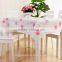 Transparent vinyl table cloth for wedding