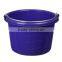 8 quater colorful plastic tubs-heavy duty plastic buckets