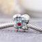 X343 European Love Charms 925 Sterling Silver For Couples