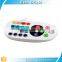 T10 lamp led auto global glaze new products 12SMD with remote controller 2pcs T10 car led 5050 rgb