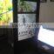 LCD indoor floor stand touch double screen for bank comerical using advertising player