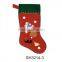 2016 Hot sale Christmas stocking for gifts,non-woven