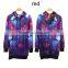 Custom New Fashion Womens Space Starry Top Jumper Top Hoodie Coat Plain Sweatshirt Sweats
