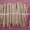 2015 natural wooden handle bbq skewers