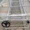 Movable greenhouse seed bench