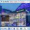 Large-span light structural steel 4S car exhibition center hall with CE ISO certificates