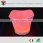 16 color changing luminous plastic beer rechargeable led ice bucket