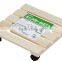 Wooden mat with wheels for your flower pot