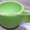 Colorful silicone cup