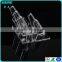 Popular hot sell 2 tier clear acrylic ring display holders