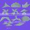 PC vac-formed thick plastic products with special shapes