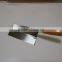 Carbon steel hand trowel 10'' with wood handle