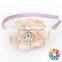 2016 Newest Baby Girls Hair Clasp Flower Pattern Hair Clasp With Jewel Fashion Decorative Girls Hair Hoop