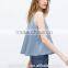 new style summer denim sleeveless crochet top pattern wholesale