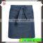 2017 top fashion lady cotton chambray drawstring mini denim skirt jeans mini skirts hot women skirt