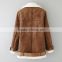 Factory direct wholesale pirce merino sheep double face fur jacket /double face leather jacket
