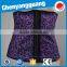 CYG-Purple animal markings 4 steel bones lady waist belt-trainer