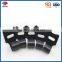 Adjustable white and black back to back cable tie injection hook and loop