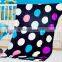 Custom Kids Colorful Print Soft Baby Blanket