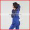 fitted tracksuit custom women gym sportswear two tone plain tracksuit wholesale