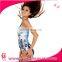 2016 New Design Blue Open Hot Sexy Girl Photo Muslim Women Swimwear
