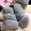 New 2016 Winter Coat Women Fur Vest With a Pocket High-Grade Faux Fur Coat Women