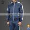 OEM hoodies manufacturer zip up pockets fleece striped men track suit set
